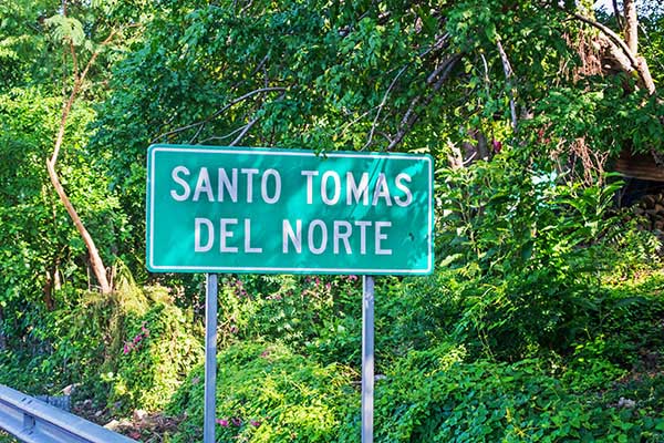 Entrada a Santo Tomás del Norte