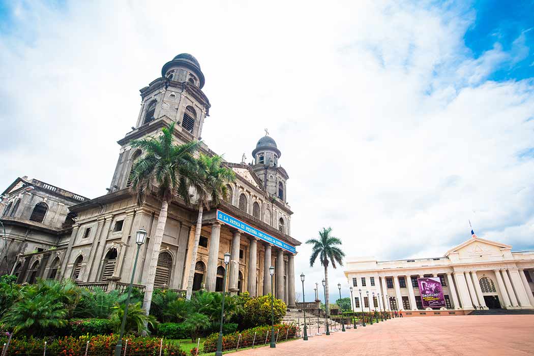 Managua old cathedral