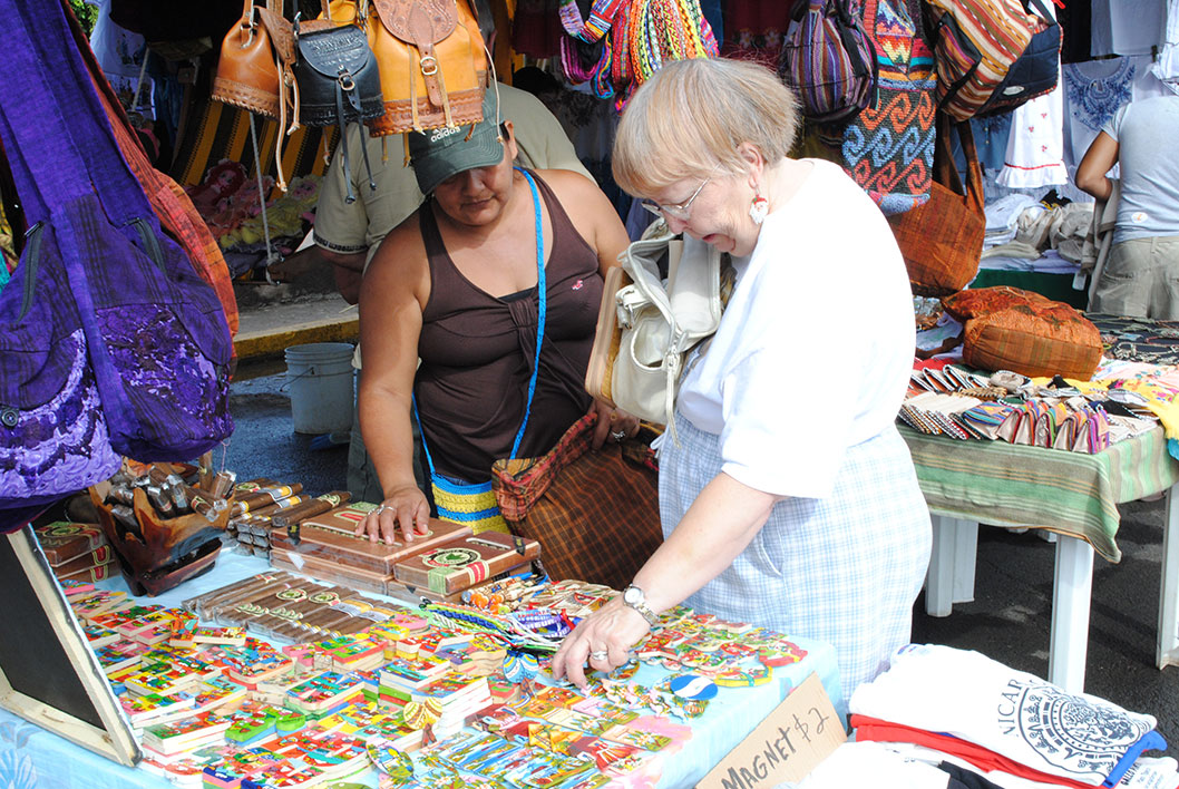 Sale of handicrafts