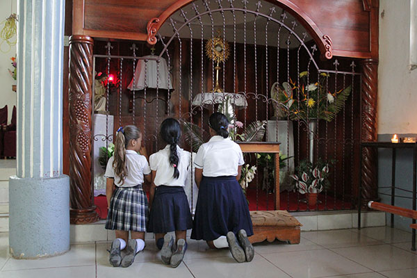 Interior of Sanctuary of the Lord of Miracles