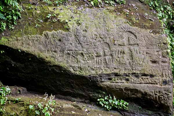 Petroglyphen, Las Pilas de Ticuantepe, Palästina-Farm ticuantepe_cultura_gal14