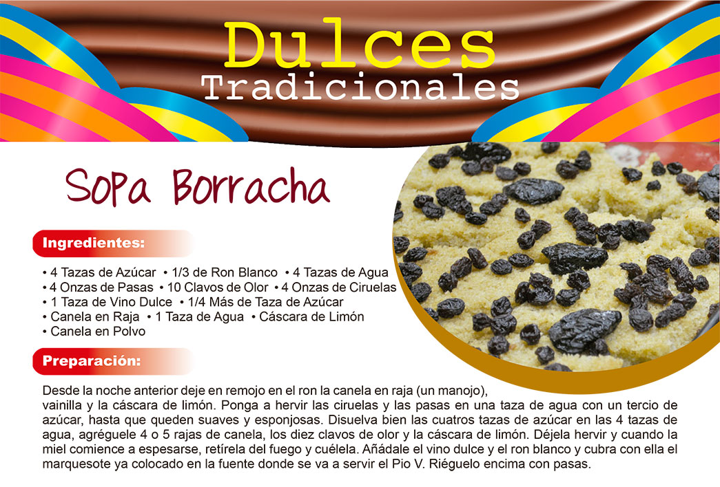 sopa borracha