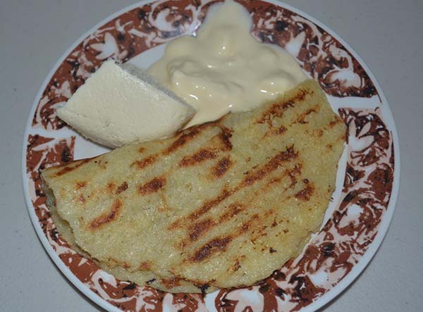 Güirila, crema y cuajada