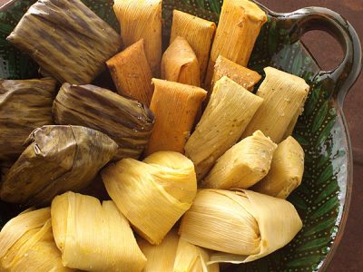 Tamales de maíz