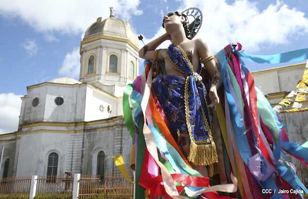 Diriambinos celebran a San Sebastián_diriamba_fiestasp_gal3