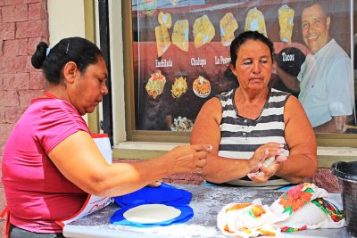 Puesto de tortillas