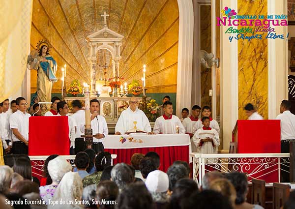 Sagrada Eucaristía, Tope de los Santos_sanmarcos_fiestasp_gal1