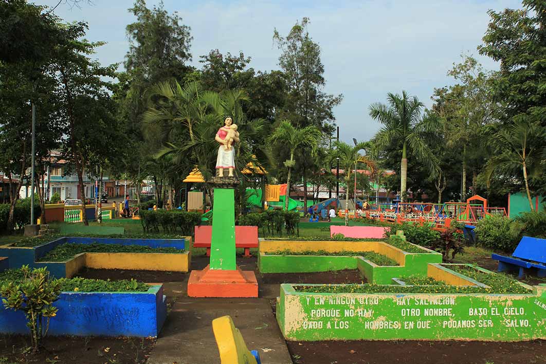 Parque central de Santo Tomás