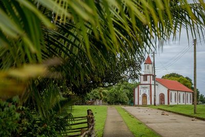 Iglesia Morava-Desembocadura de río grande