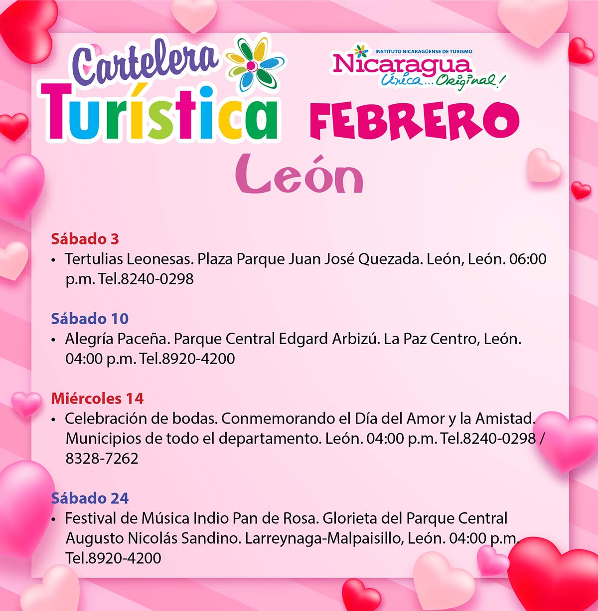 Eventos Febrero León 2024