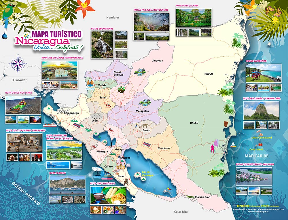 地图-Esp-旅游-尼加拉瓜