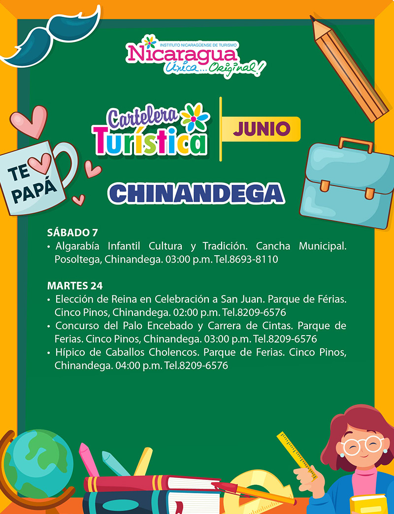Chinandega-Cartelera-Turística-Junio_1