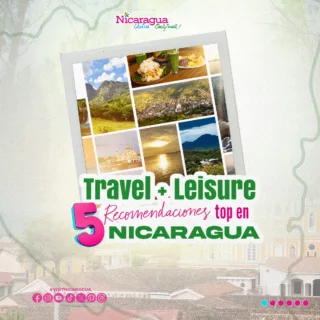 Según la revista de viajes @travelandleisure , este es el top de 5 mejores lugares que no te puedes perder en Nicaragua 🤩🙌🇳🇮

¿Cuál de estos lugares estará en tu lista de viajes? 🗒🖊

#VisitNicaragua #Nicaragua #Viajes #Destinos